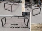 eettafel - NIEUW tafelonderstel 300x101x73 cm H - tuintafel, Huis en Inrichting, Ophalen, 50 tot 100 cm, Vijf personen of meer