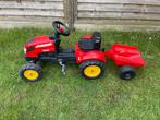Kindertraktor met aanhangwagen, Kinderen en Baby's, Speelgoed | Buiten | Actiespeelgoed, Ophalen, Gebruikt