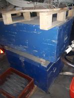 2 COFFRES METALLIQUES pr CHANTIER/ATELIER, Ophalen, Gebruikt