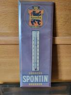 Thermomètre Spontin 1960 tôle, Collections, Marques & Objets publicitaires, Comme neuf, Enlèvement ou Envoi