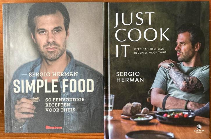 Sergio Herman - Just cook it/Simple food, Boeken, Kookboeken, Ophalen of Verzenden
