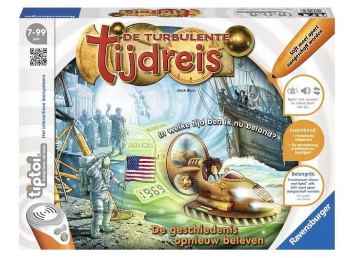 Tiptoi spel de turbulente tijdreis, Kinderen en Baby's, Speelgoed | Educatief en Creatief, Zo goed als nieuw, Ophalen of Verzenden