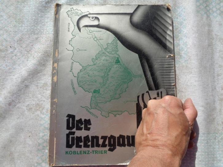Boek uit 1936 , Der Grenzgau Koblenz - Trier, Boeken, Oorlog en Militair, Gelezen, Overige onderwerpen, Voor 1940, Ophalen of Verzenden