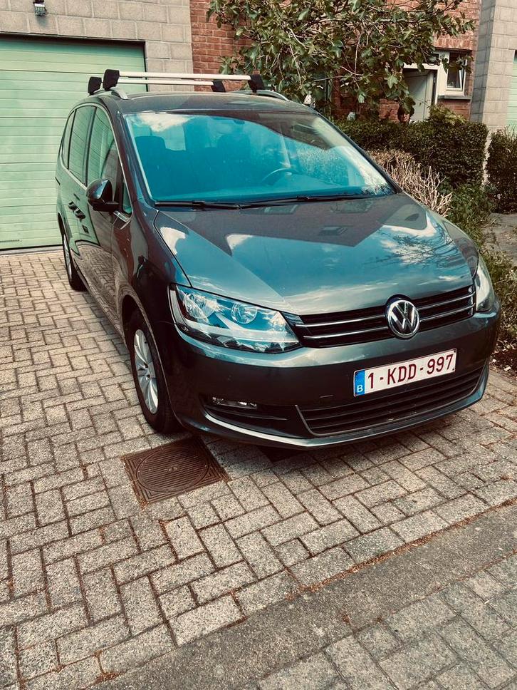 Vw Scharan , 150pk, 2.0TDI, 7p,Euro 6, model 2016, 98341 km, Auto's, Volkswagen, Particulier, Sharan, ABS, Adaptieve lichten, Airbags