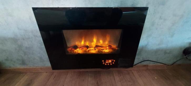 Elektrische verwarming effect open haard, Huis en Inrichting, Haarden, Ophalen