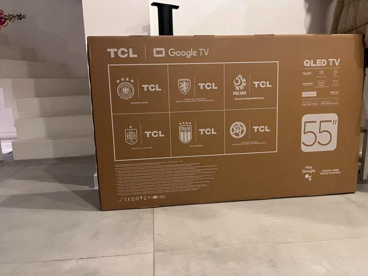 TCL 55T8C, TV, Hi-fi & Vidéo, Télévisions, QLED, 100 cm ou plus, Autres marques, Smart TV, Enlèvement