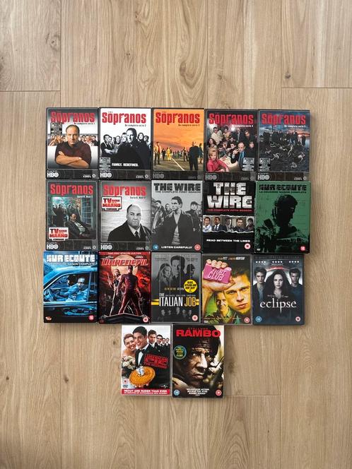 Lot de DVD (Soprano, sur écoute et plus), Cd's en Dvd's, Dvd's | Drama, Gebruikt, Drama, Vanaf 16 jaar, Ophalen of Verzenden