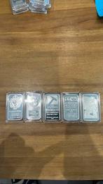 16 lingotins argent de 1 oz, Postzegels en Munten, Ophalen, Zilver