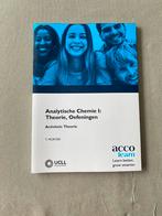 Analytische Chemie I - Theorie, Oefeningen MBC3Ib UCLL, Ophalen of Verzenden, Nieuw, Hogeschool, Acco