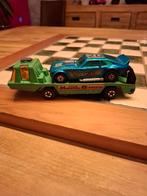 MATCHBOX SUPERKINGS FORD MUSTANG + TRANSPORTER, Ophalen of Verzenden, Gebruikt