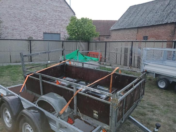 Aanhanwagen chasis zonder as, Auto diversen, Aanhangers en Bagagewagens, Gebruikt, Ophalen