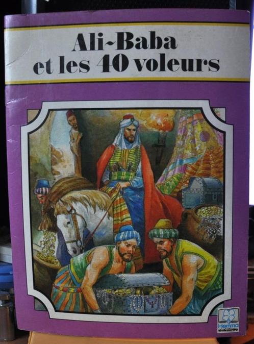 livre d'enfant ali-baba et les 40 voleurs (x2033), Livres, Livres pour enfants | Jeunesse | Moins de 10 ans, Utilisé, Contes (de fées)