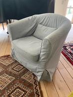 Grijze fauteuille, Ophalen, Hout, Minder dan 75 cm, Zo goed als nieuw