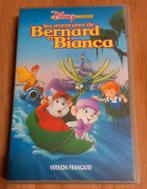 Lot de 2 VHS Disney :Les Aventures de Bernard et Bianca 1et2, Ophalen, Overige figuren, Zo goed als nieuw, Overige typen