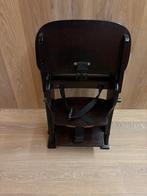 Houten Babystoel in hoogte verstelbaar, Enlèvement, Utilisé, Autres types, Ceinture(s)