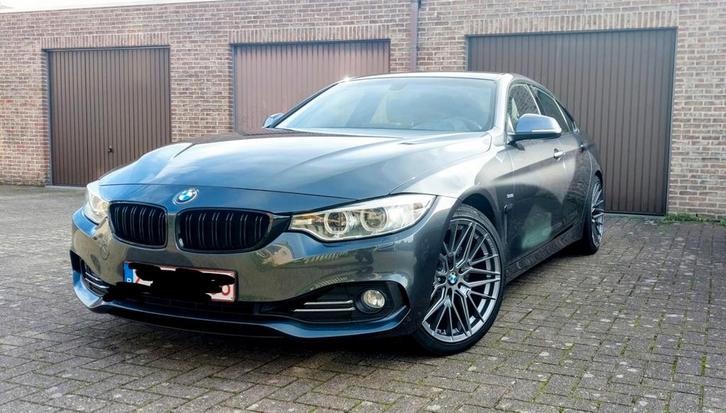 Te koop BMW 420i grand coupé, Auto's, BMW, Particulier, Zetelverwarming, Trekhaak, Elektrisch, Coupé, Automaat, Leder, Dealer onderhouden