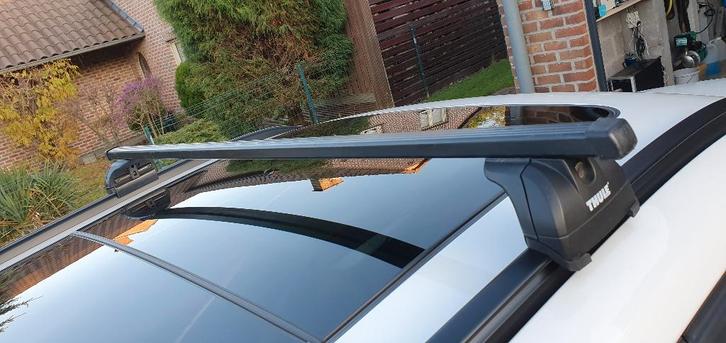 Location barre de toit thule BMW serie 2 – serie 3 touring, Auto diversen, Dakdragers, Gebruikt, Ophalen