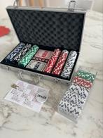 Pokerset in alu koffer + extra chips, Ophalen, Zo goed als nieuw