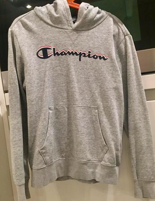 Sweat à capuche Champion gris, Enfants & Bébés, Vêtements enfant | Taille 140, Comme neuf, Garçon ou Fille, Pull ou Veste, Enlèvement ou Envoi