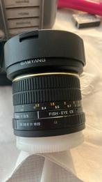 Samyang 8mm Fish Eye sonyA, Ophalen of Verzenden, Zo goed als nieuw