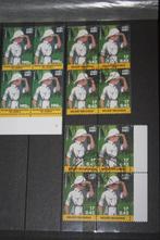 3x blokjes van telkens 4 kuifje zegels ,Congo en België 2001, Ophalen of Verzenden, Kuifje, Zo goed als nieuw, Overige typen