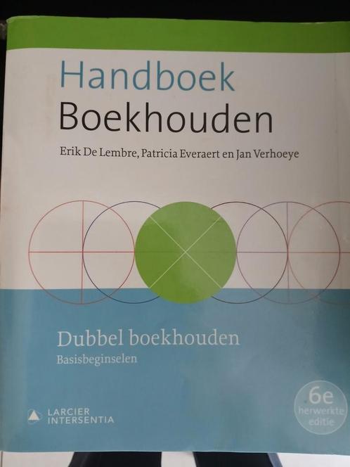 Handboek Boekhouden - Dubbel Boekhouden (zesde editie), Boeken, Economie, Management en Marketing, Zo goed als nieuw, Ophalen of Verzenden