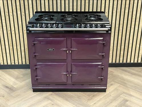 Prachtig Fornuis AGA Six Four Aubergine 4 Ovens!, Elektronische apparatuur, Fornuizen, Gas, Grill, Ophalen of Verzenden