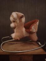 Vintage pluche schommelstoel hondje, Kinderen en Baby's, Speelgoed | Overig, Gebruikt, Ophalen, Vintage