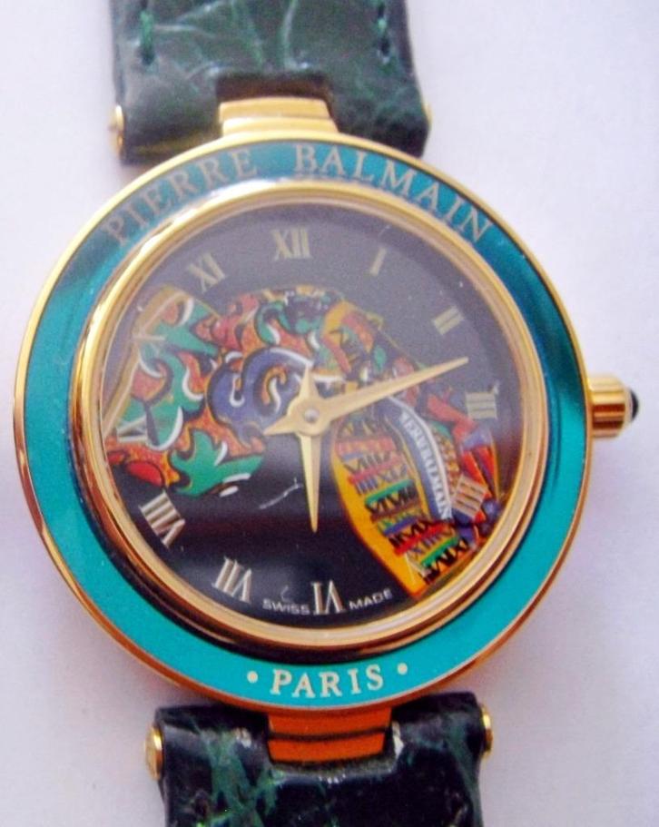 Montre BALMAIN "Foulard" bracelet vert, 178.1150H.3, NEUVE, Collections, Collections Autre, Neuf, Enlèvement ou Envoi