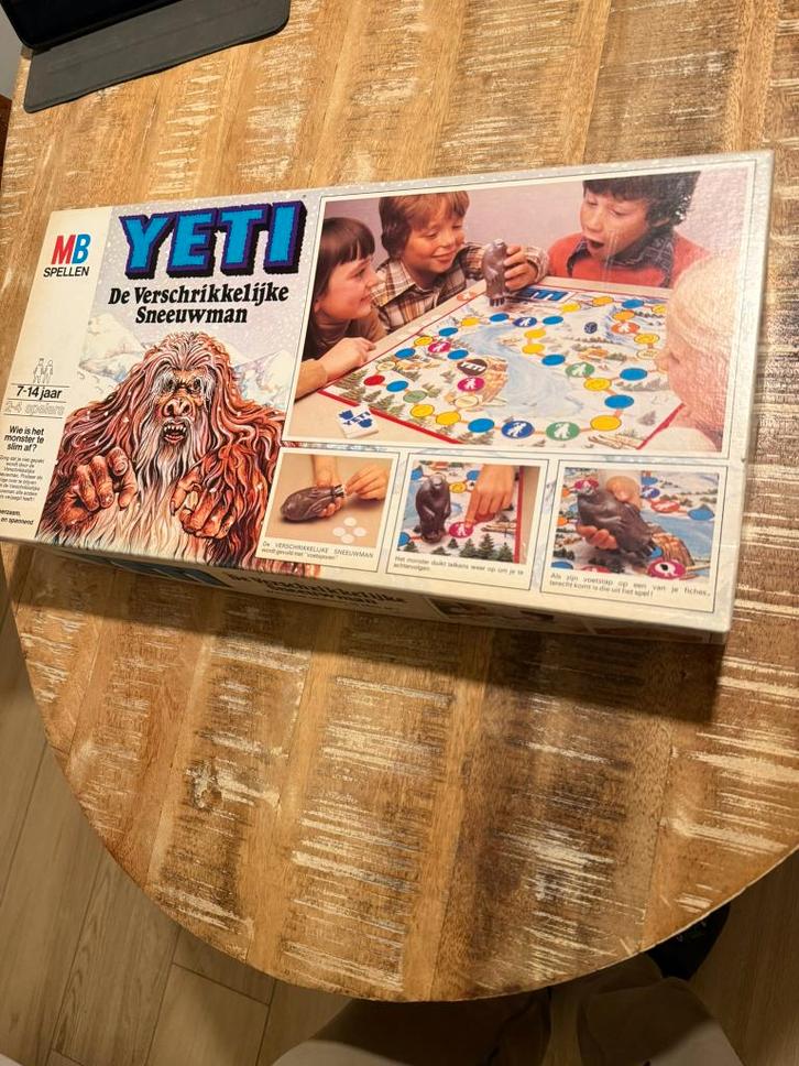 Yeti, de verschrikkelijke Sneeuwman MB Spellen, Hobby en Vrije tijd, Gezelschapsspellen | Bordspellen, Gebruikt, Een of twee spelers