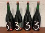Kelderopruiming 4 magnums Drie Fonteinen, Verzamelen, Biermerken, Ophalen of Verzenden, Overige merken