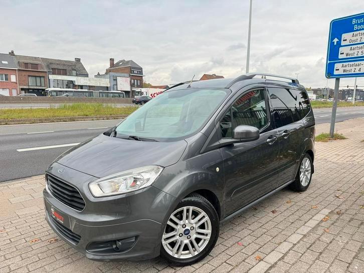 Ford Tourneo Courier Titanium 2016 57000km 101pk euro6b full, Auto's, Ford, Bedrijf, Te koop, Tourneo Courier, ABS, Airconditioning