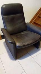 PROMO 550 euro: fauteuils De Sede ds50 (2stuks) + voetenbank, Ophalen, Gebruikt, Leer