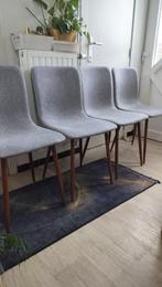 4 moderne eetkamerstoelen, Huis en Inrichting, Ophalen, Hout, Zo goed als nieuw, Vier