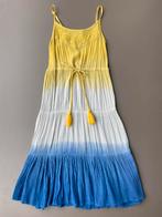 Kleedje geel/wit/blauw Petit Bazar 152 NIEUW, Nieuw, Meisje, Ophalen of Verzenden, Jurk of Rok