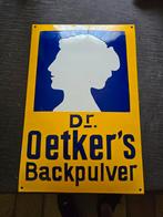 Plaque émaillé dr oetker, Ophalen of Verzenden, Zo goed als nieuw