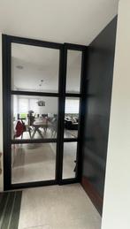 Houten binnendeur met glaspartijen, Doe-het-zelf en Bouw, Raamkozijnen en Schuifdeuren, Ophalen