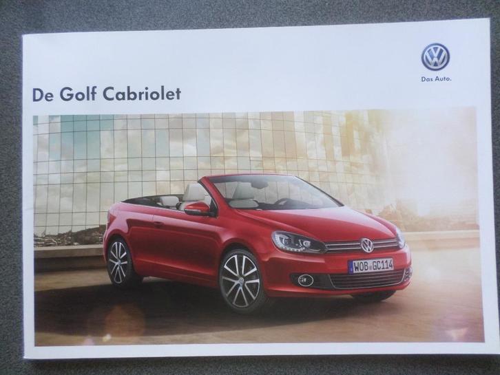 Volkswagen VW Golf Cabrio Brochure, Boeken, Auto's | Folders en Tijdschriften, Volkswagen, Ophalen