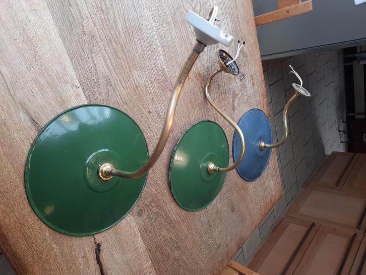 Oude appliquelamp/zwanenhals, Huis en Inrichting, Lampen | Wandlampen, Ophalen of Verzenden