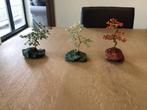 Moederdagactie,2 bonsai halfedelsteen boompjes voor de prijs, Ophalen of Verzenden, Mineraal