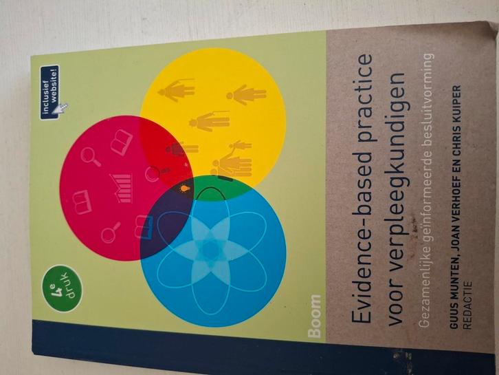 Evidence-based practice voor verpleegkundigen, Boeken, Wetenschap, Zo goed als nieuw, Ophalen of Verzenden