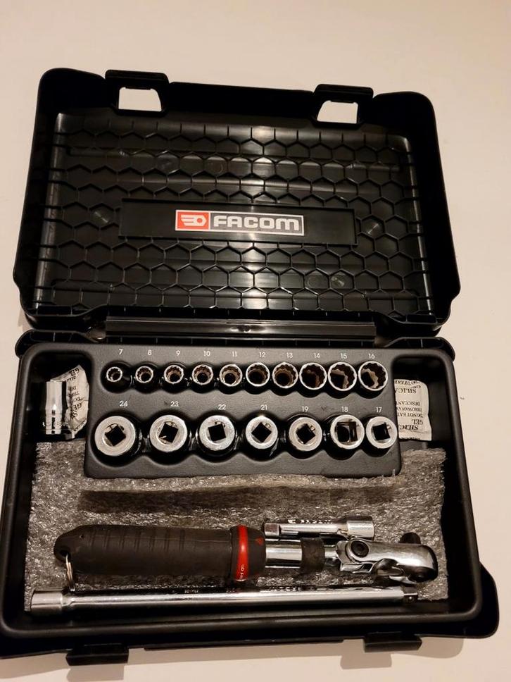 FACOM SL.DBOX412 - Coffret Douilles 1/2" 12 Pans Métriques -, Auto diversen, Autogereedschap, Zo goed als nieuw, Verzenden