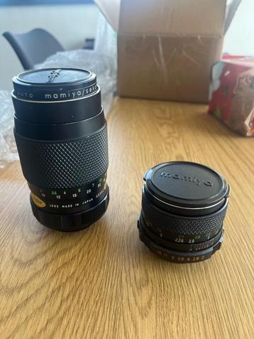Mamiya lenzen, Audio, Tv en Foto, Foto | Lenzen en Objectieven, Ophalen, Zo goed als nieuw, Standaardlens