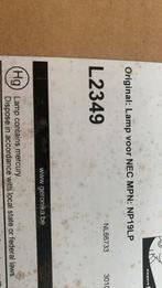 Originele beamer lamp NEC NP19LP, Audio, Tv en Foto, Ophalen, Nieuw, Beamerlampen