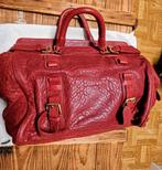 Great by Sandie Paris. Lederen handtas., Ophalen, Nieuw, Rood