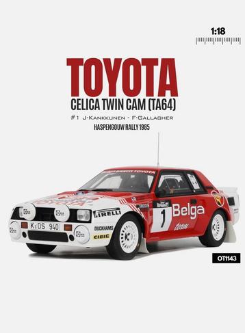 Toyota Celica OT1143 BELGA Haspengow Rally 1/18 Nieuw beschikbaar voor biedingen