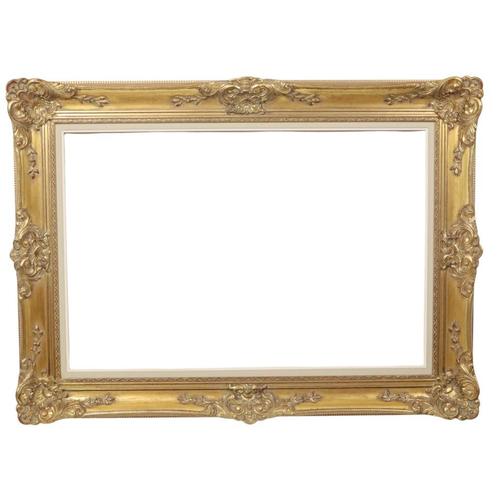 Grote Vergulde Barok Lijst XL Kader Schilderij Klassiek, Huis en Inrichting, Woonaccessoires | Lijsten, Gebruikt, 75 cm of meer