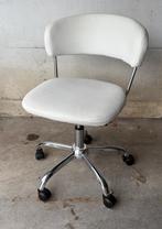 Bureaustoel - verstelbaar, Enlèvement, Comme neuf, Blanc, Chaise de bureau