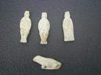 4 fèves anciennes en porcelaine, Collections, Enlèvement ou Envoi