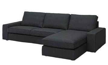 Housse de canapé ikea 4 places avec méridienne et pouf Tresu, Enlèvement, Utilisé